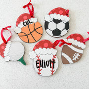 Merry Soccer Personalized Ornament