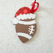 Merry Football Personalized Ornament