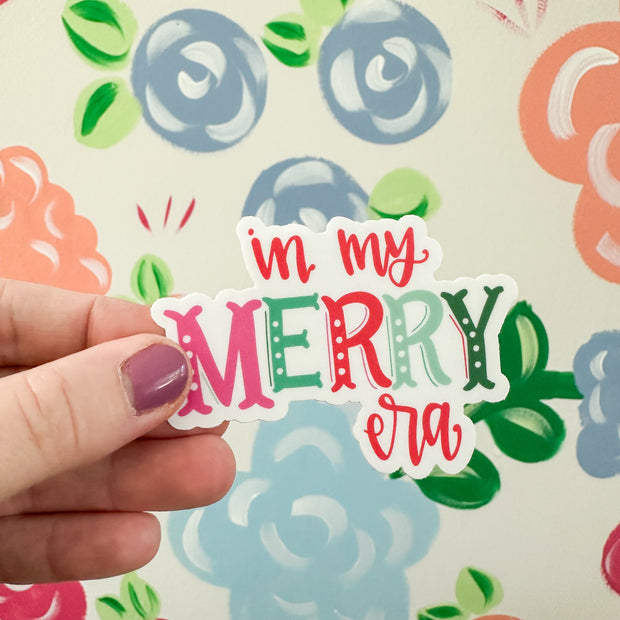 Merry Era Christmas Sticker