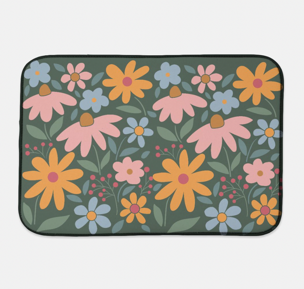 Botanical Floral Dishmat