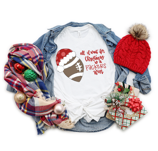 Christmas Football Personalized Tee