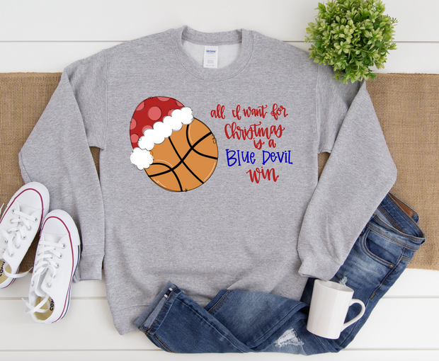 Christmas Basketball Personalized Tee